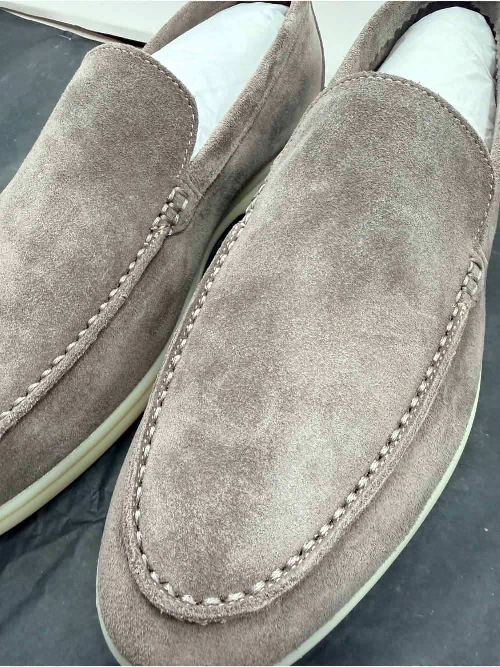 NIB Miramonti Light Dune Loafers